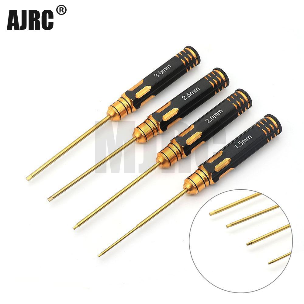 Rc Hobby Tool Kit - Ajrc 4pcs/set Titanium Plating 1.5/2/2.5/3mm Hexagon