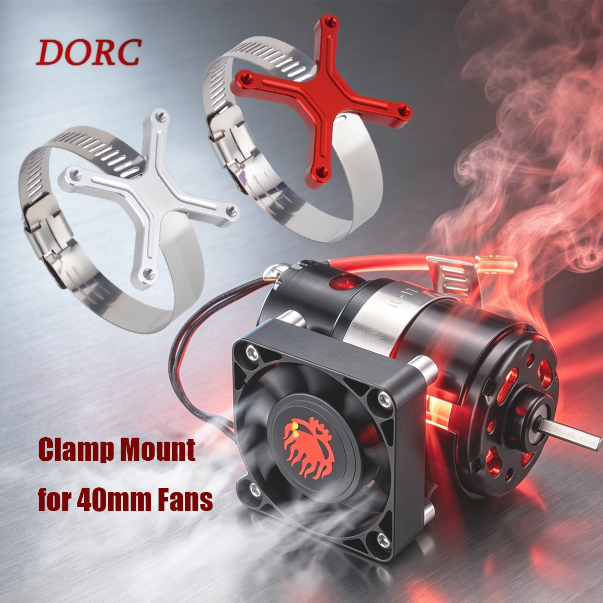 Rc Hobby Grade - Universal Adjustable Fan Mount 30-49mm Wide