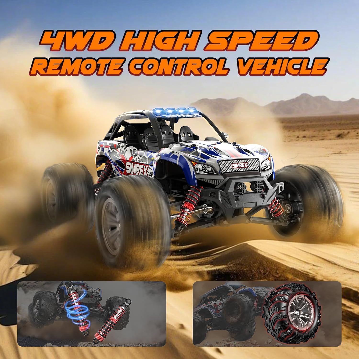 1/16 Scale Hobby Grade 4WD Rem - Rc Hobby Grade Monster Truck recension och pris