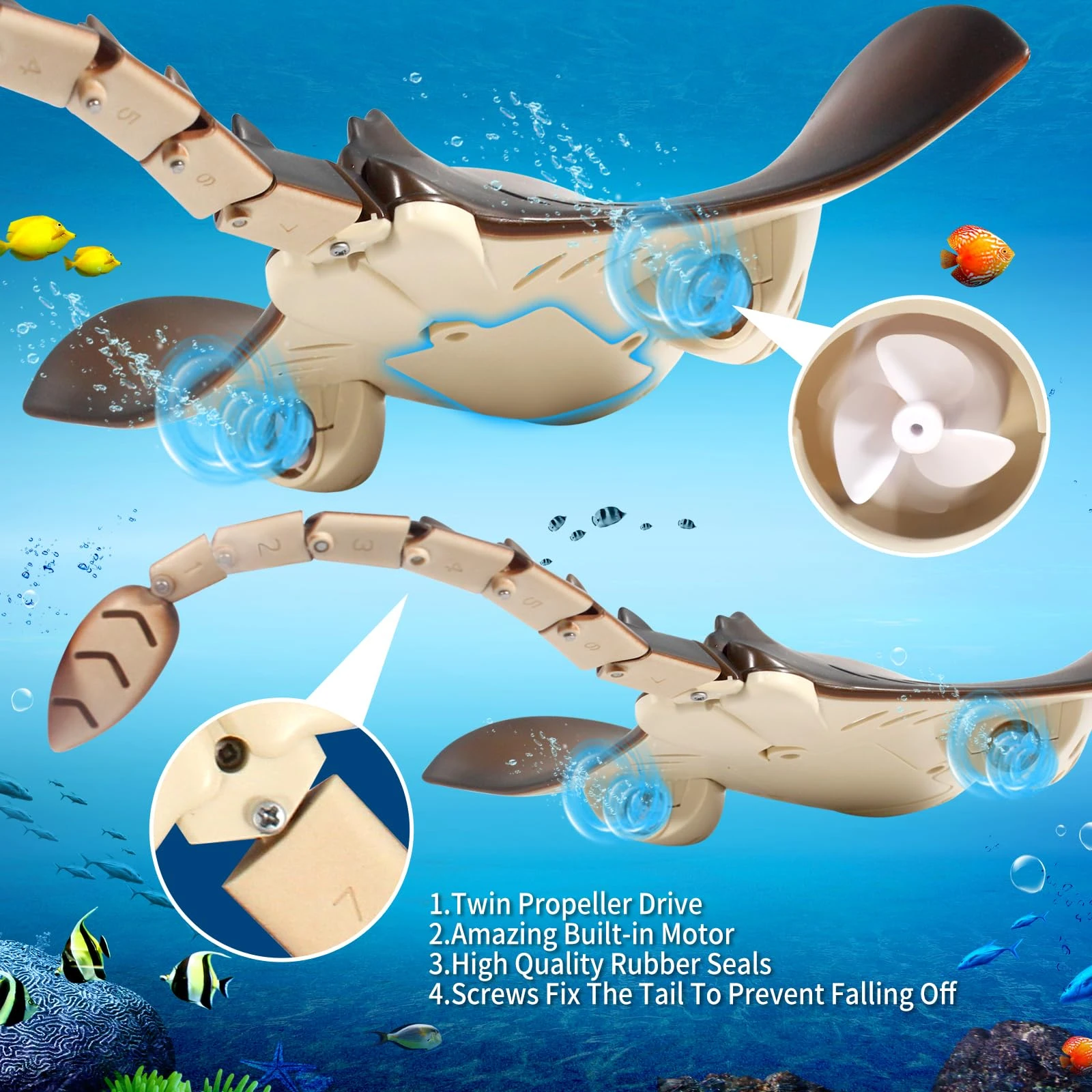 2.4G Remote Control Shark Boat - Rc Hobby Grade Boat recension och pris