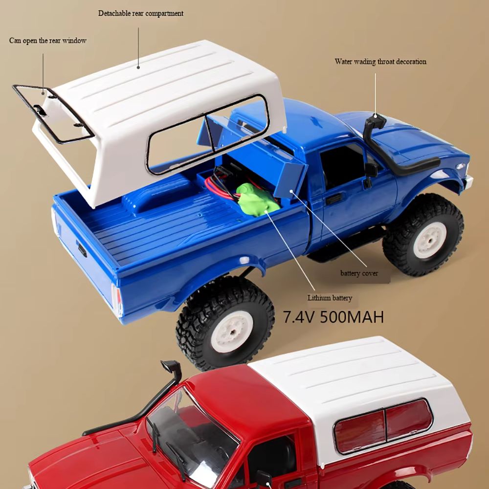 C24 1/16 WPL RC Car 2.4G Remot - Rc Hobby Tech Bali recension och pris