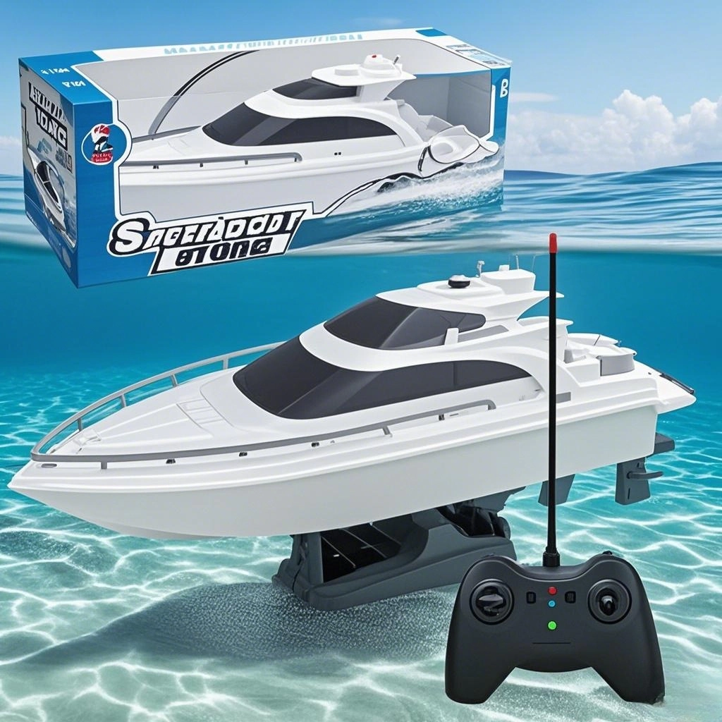 High-Speed RC Boat Toy for Boy - Rc Hobby Grade Boat recension och pris