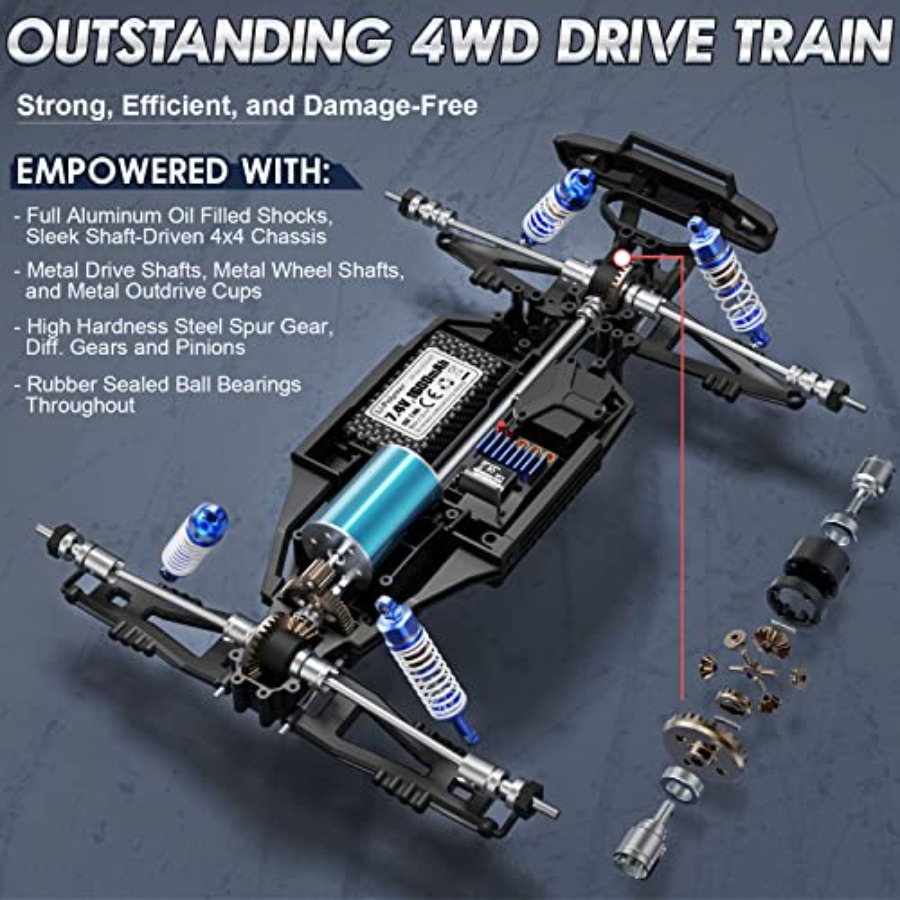 4X4 off-road RC monster truck  - Rc Hobby Grade Monster Truck recension och pris