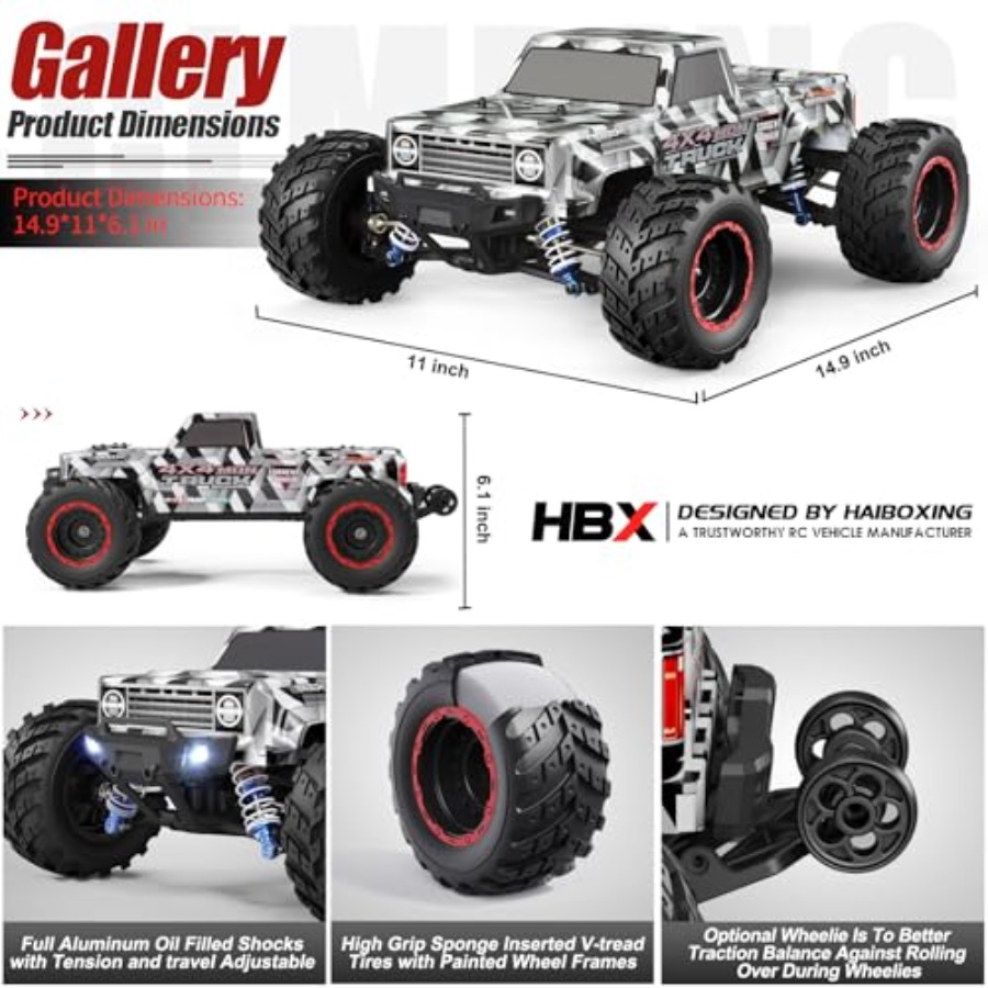 4X4 off-road RC monster truck  - Rc Hobby Grade Monster Truck recension och pris