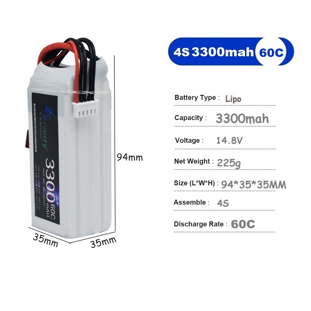 LiPo Rechargeable Battery 4S 3 - Lipo Battery 4S recension och pris