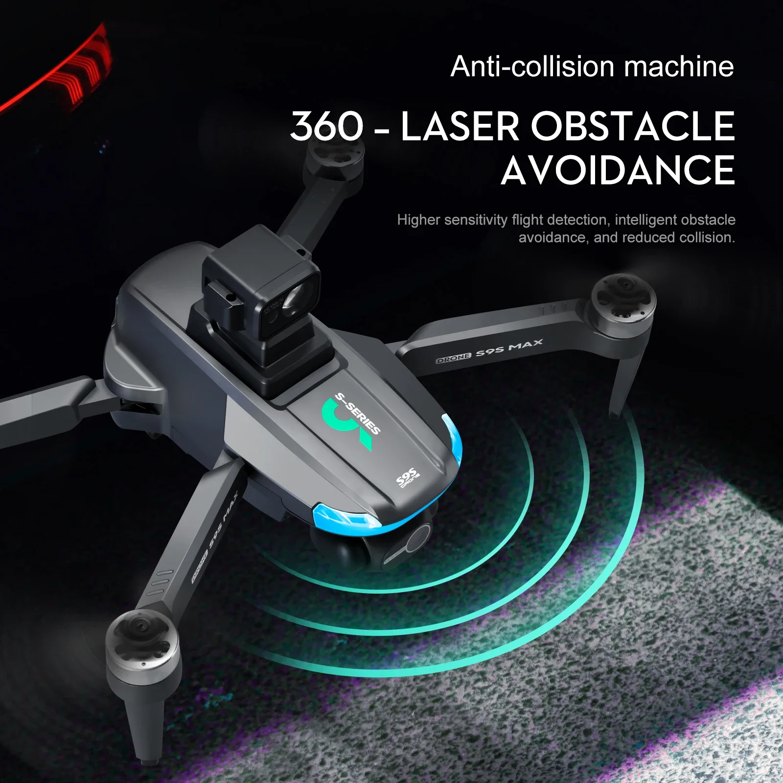 NEW S9S MAX MINI Drone 4K 2-Ax - Rc Hobby Wire recension och pris