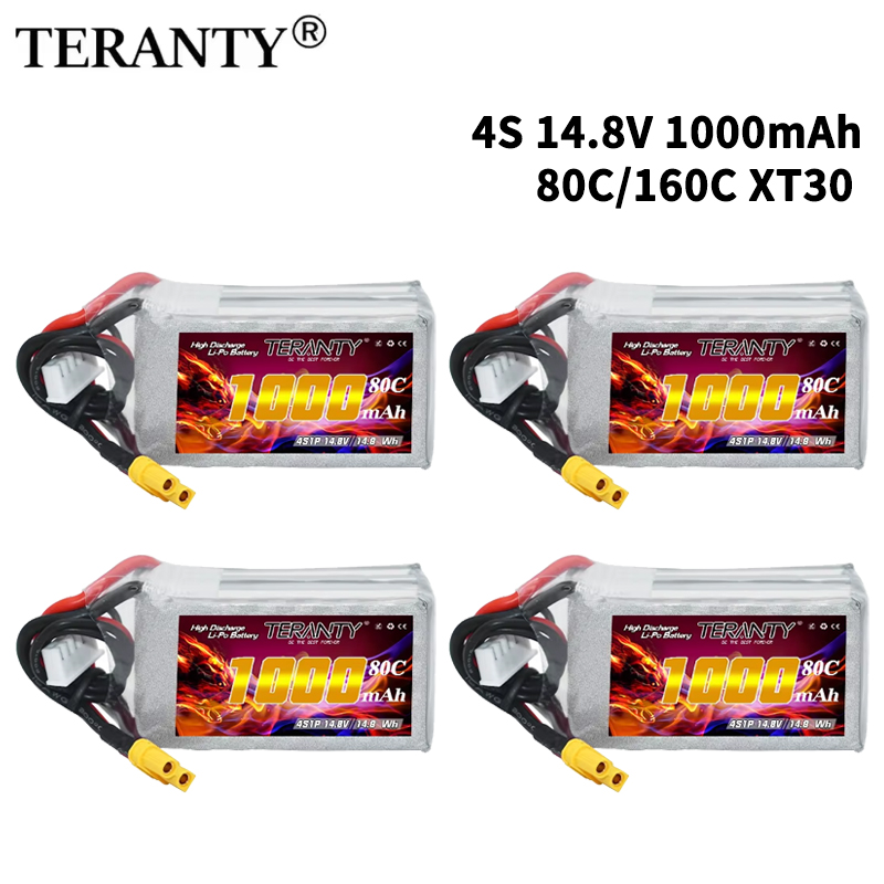 TERANTY 4S 1000mAh 14.8V 80C/1 - Lipo Battery 4S recension och pris