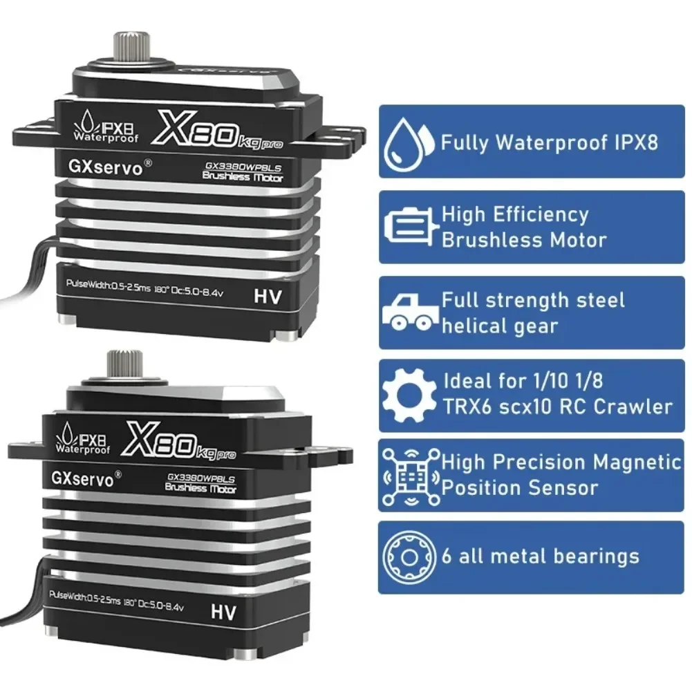 80KG Digital Servo Motor All M - Rc Hobby Grade recension och pris