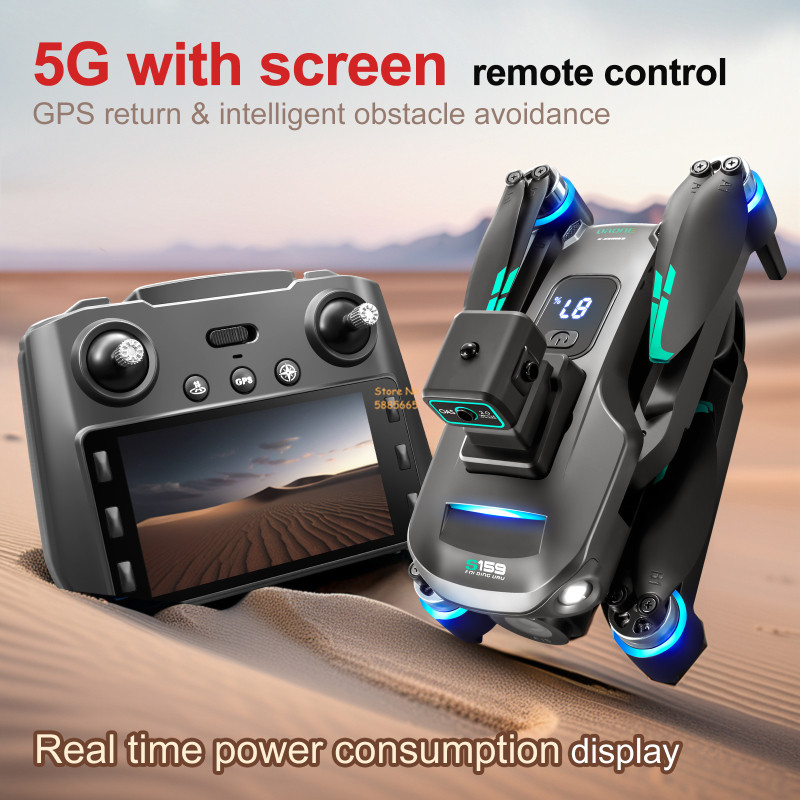 8K Dual Camera 5G WIFI FPV Rem - Rc Hobby Wire recension och pris