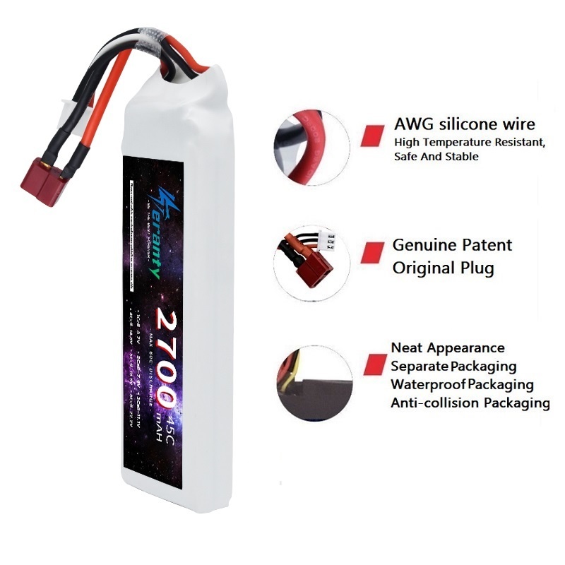 1/3PCS 2S 7.4V Lipo Battery 27 - Rc Hobby Grade recension och pris