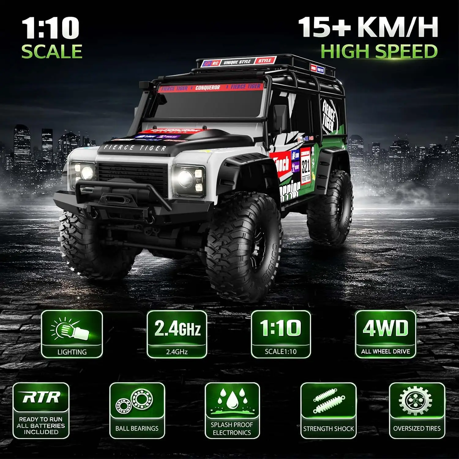 RC Cars RC Crawler 1/10 Scale  - Rc Hobby Grade Crawler recension och pris