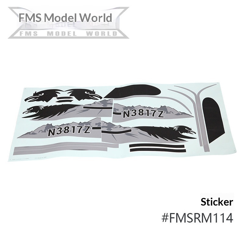 FMS RC Plane Decals For 1700mm - Rc Hobby Grade recension och pris
