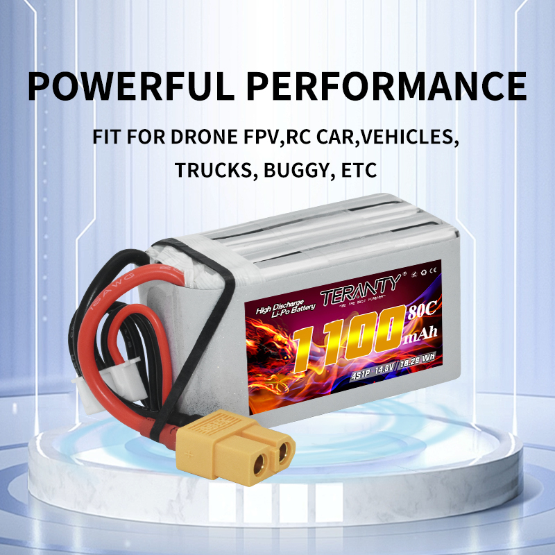 TERANTY 4S 1100mAh 80C/160C Li - Lipo Battery 4S recension och pris