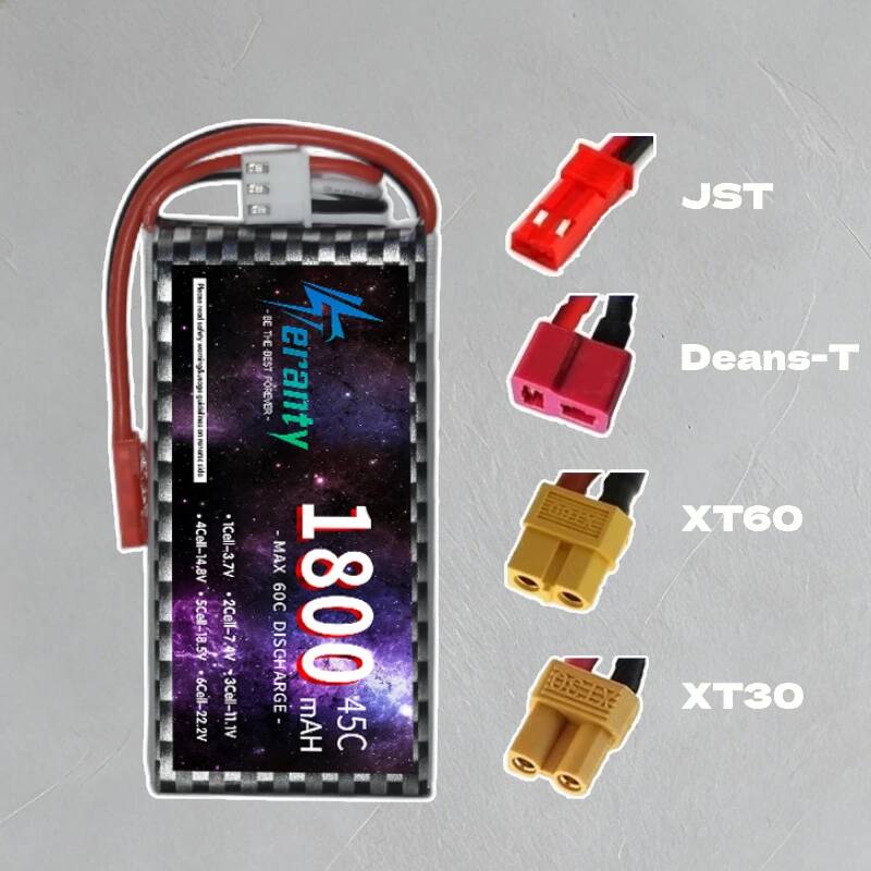 TERANTY 2S 3S 4S 1800mAh Lipo  - Lipo Battery 4S recension och pris