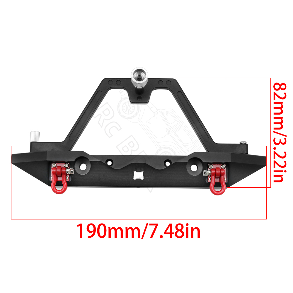 Metal Front Rear Bumper with S - Rc Hobby Grade Crawler recension och pris