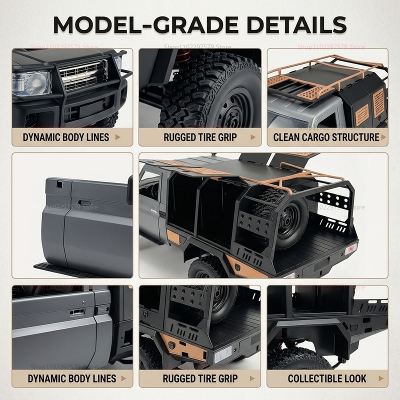 1:12 MN82S 4WD RC Offroad Pick - Rc Hobby Land recension och pris