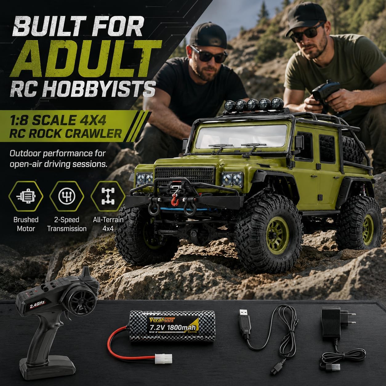 Remote Control Truck for Adult - Rc Hobby Grade Crawler recension och pris