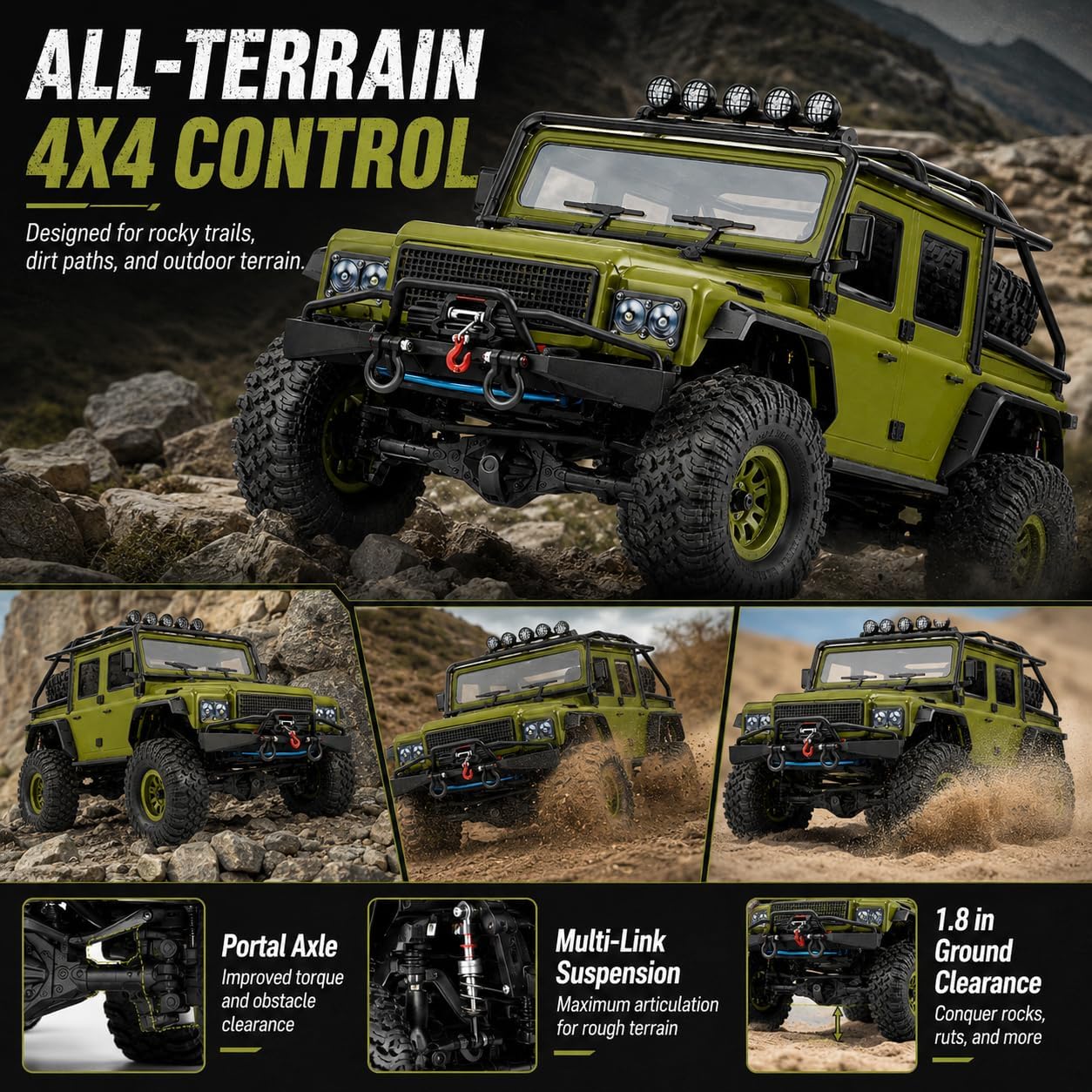 Remote Control Truck for Adult - Rc Hobby Grade Crawler recension och pris