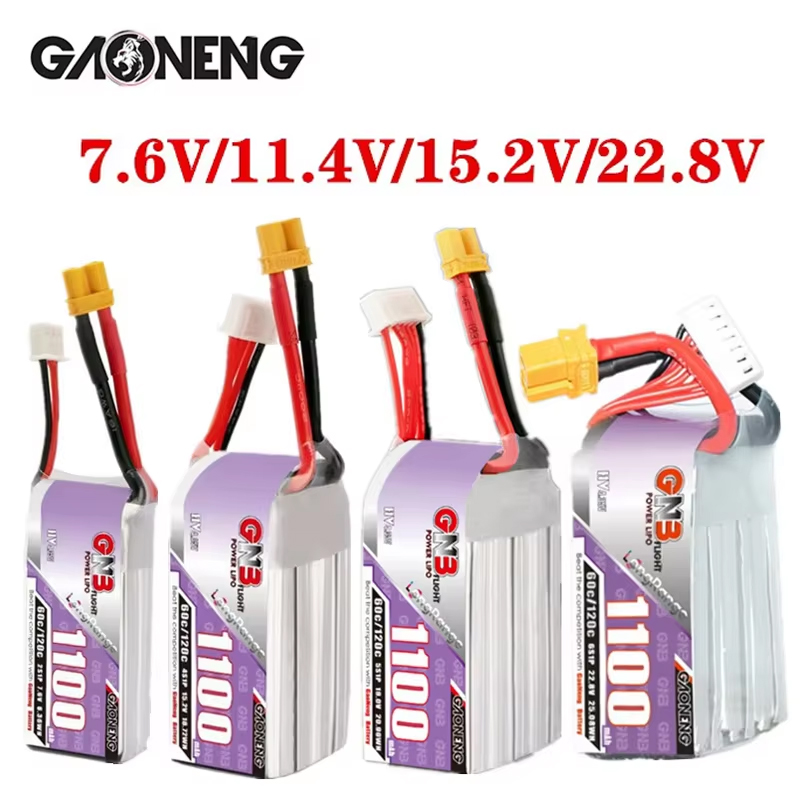 GNB 1100mAh 2S 3S 4S 6S 60C/12 - Lipo Battery 4S recension och pris