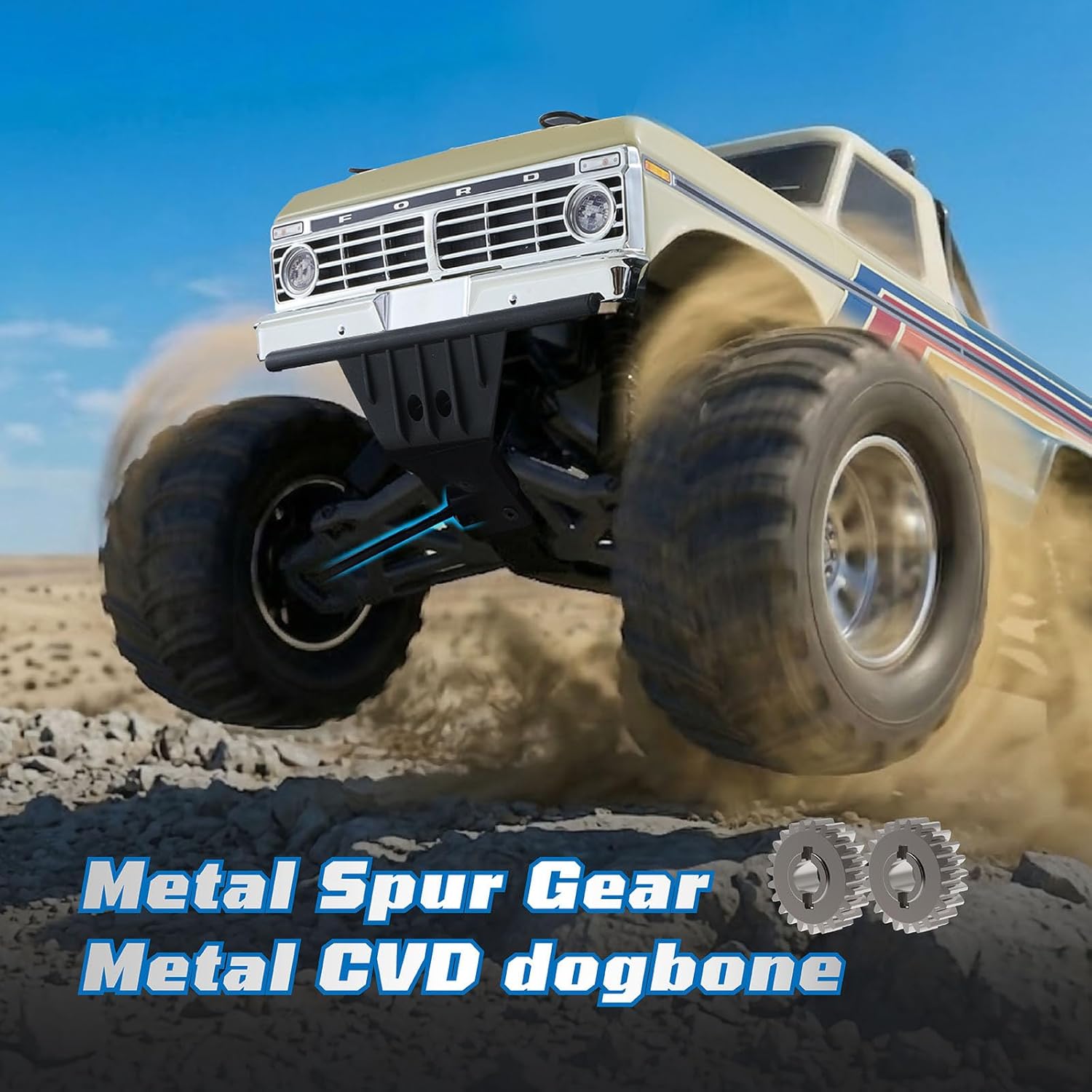 1/10 Ford F-100 Brushless Mons - Rc Hobby Grade Monster Truck recension och pris