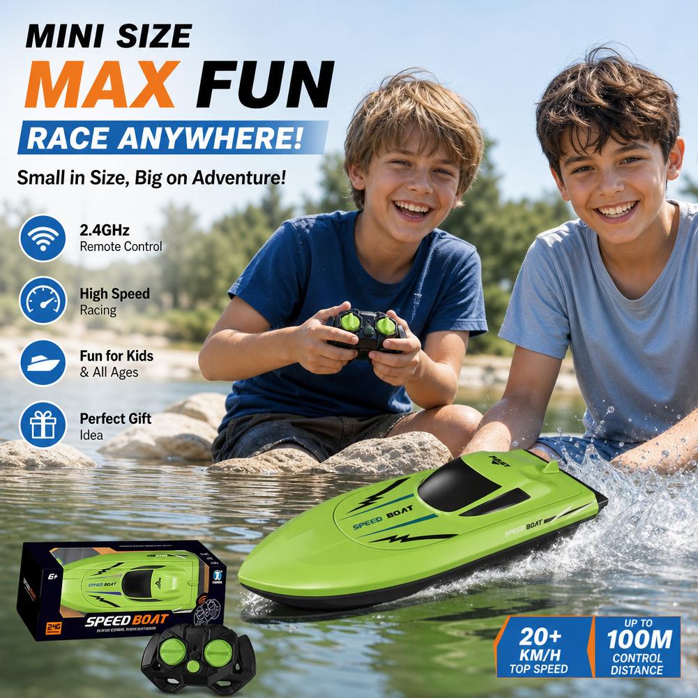 2.4G RC High Speed Speedboat W - Rc Hobby Grade Boat recension och pris