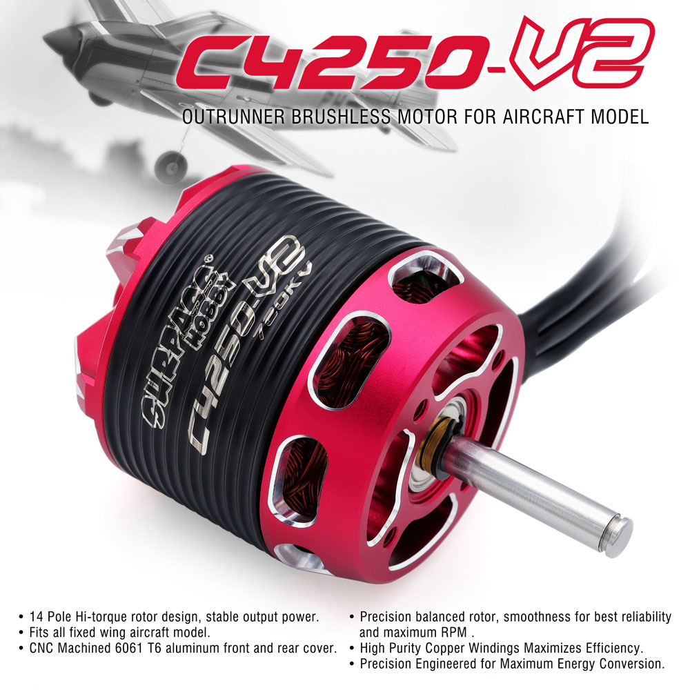 SURPASS HOBBY C4240 750KV/850K - Rc Hobby Grade recension och pris