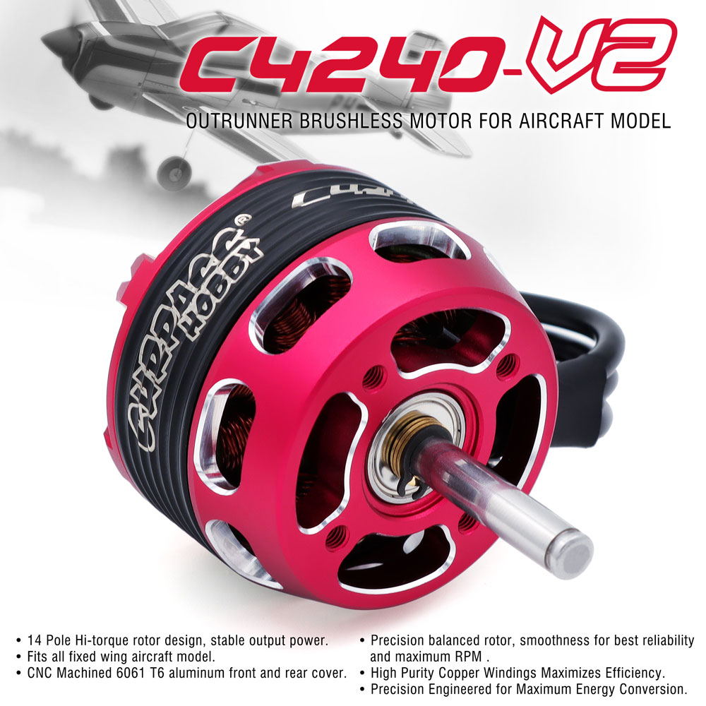 SURPASS HOBBY C4240 750KV/850K - Rc Hobby Grade recension och pris