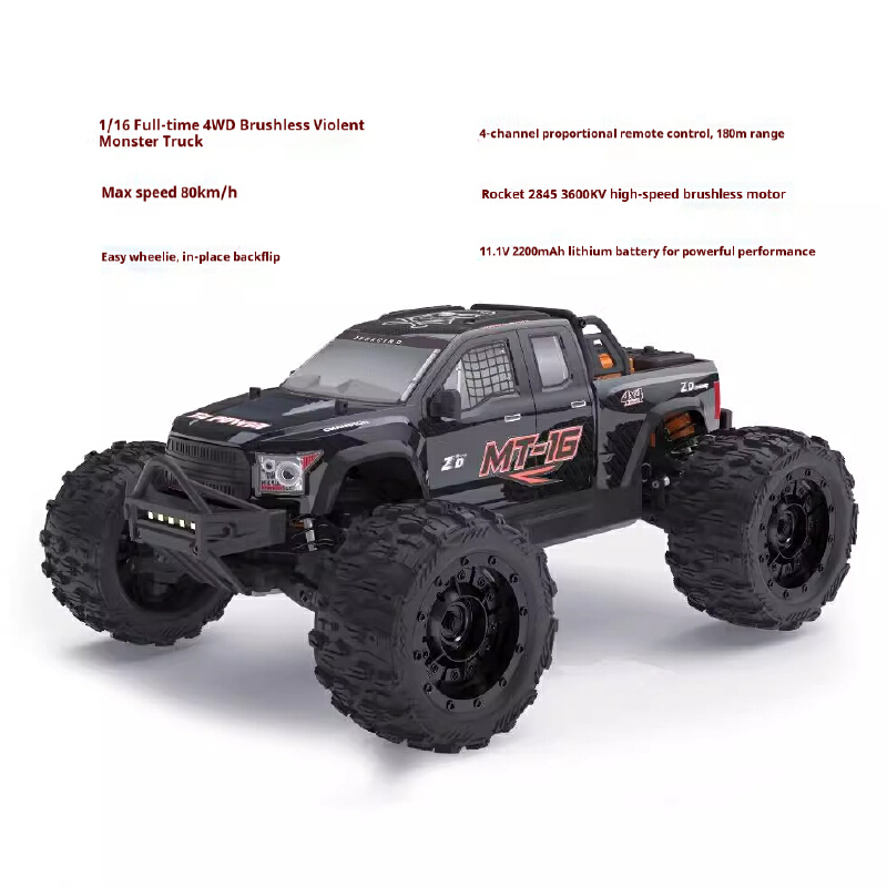 ZD MT16 1/16 Scale Brushless R - Rc Hobby Grade Monster Truck recension och pris