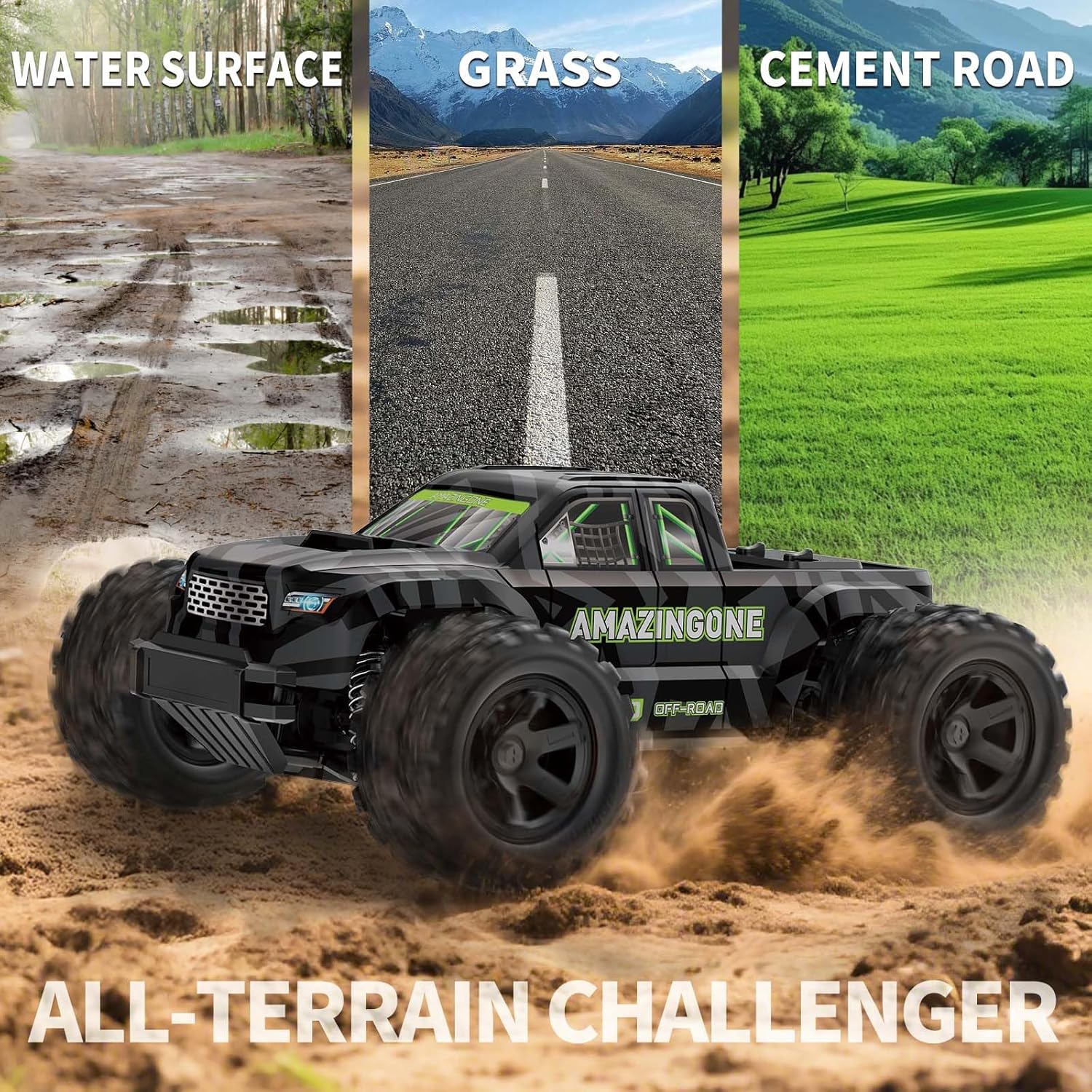 JT18W 1/18 Scale High Speed 35 - Rc Hobby Grade Monster Truck recension och pris